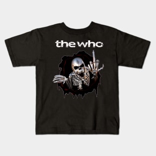 vintage horror the who band Kids T-Shirt